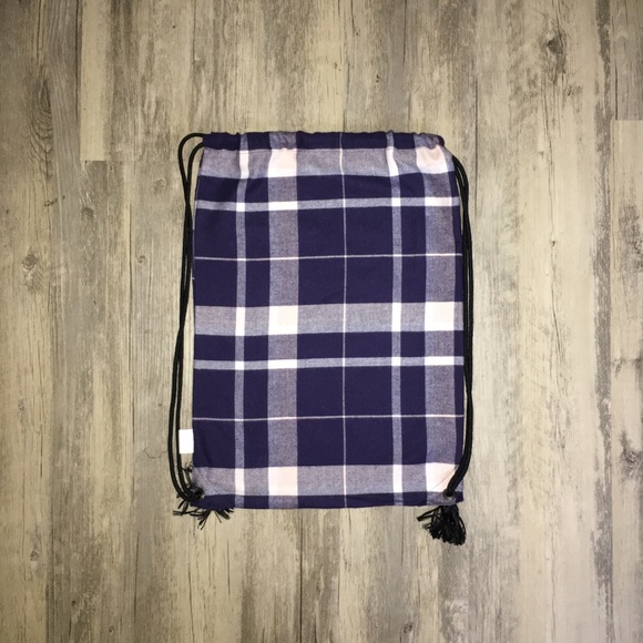 Blue Drawstring bag/backpack - Picture 2 of 3